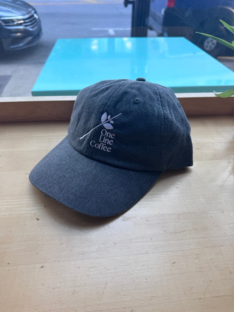 One Line Coffee Embroidered Hat