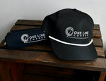 OLC Athletic Rope Hat (Black w/ White Lettering)
