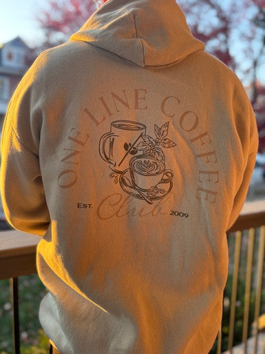 OLC Bone Hoodie Sweatshirt (Coffee Club)