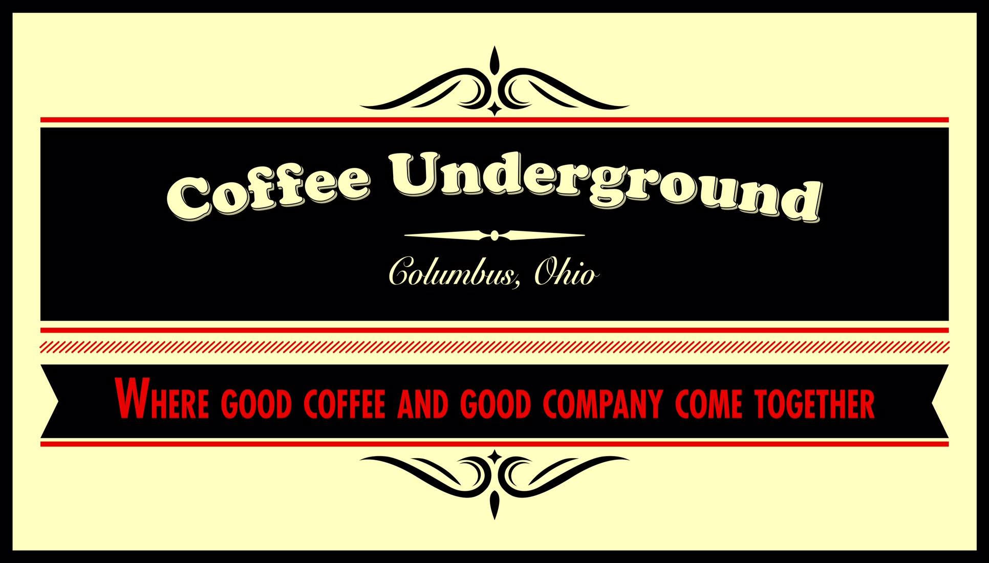 Coffee Underground (Columbus, OH) one line coffee